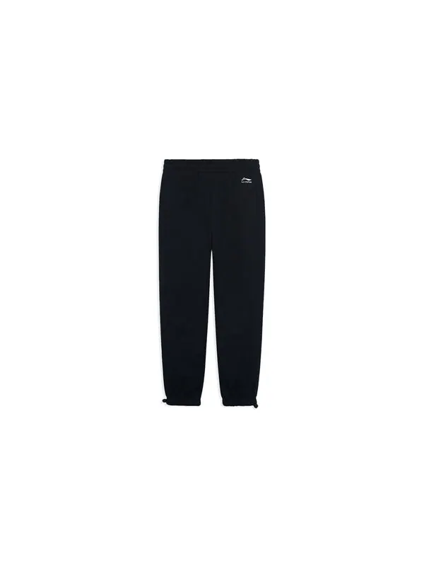Штаны с графическим принтом, спортивные штаны Li-Ning — изображение 2 из 2, черный/белый