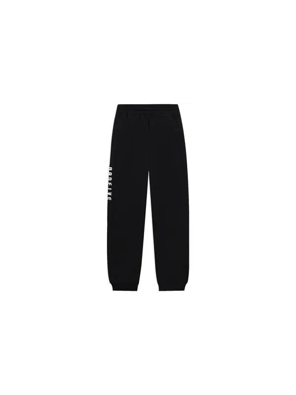 Штаны badfive logo флисовые спортивные штаны Li-Ning — изображение 2 из 4, черный