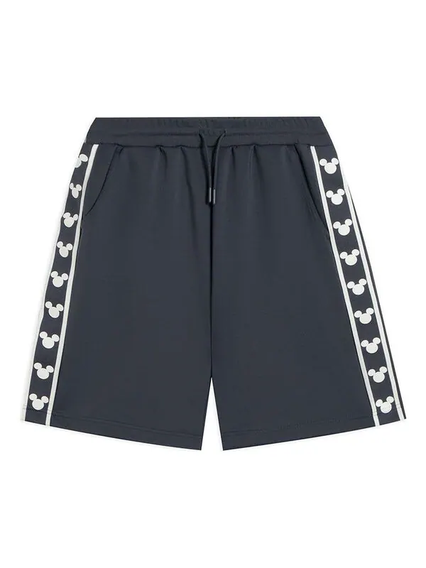 Шорты x полосатые шорты с рисунком Диснея Li-Ning — изображение 1 из 2, темный серый/белый