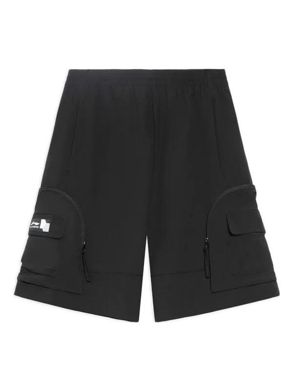 Шорты графические шорты Li-Ning — изображение 1 из 2, черный/белый