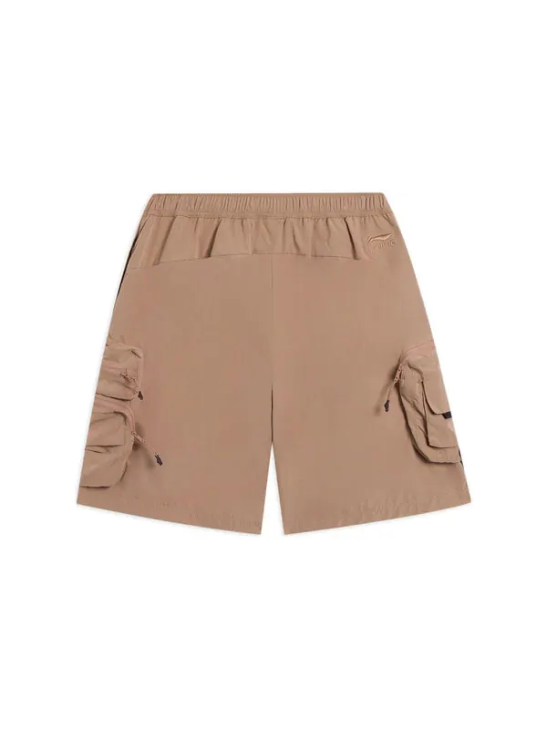 Шорты противоточные грузовые шорты Li-Ning — изображение 2 из 2, коричневый/черный