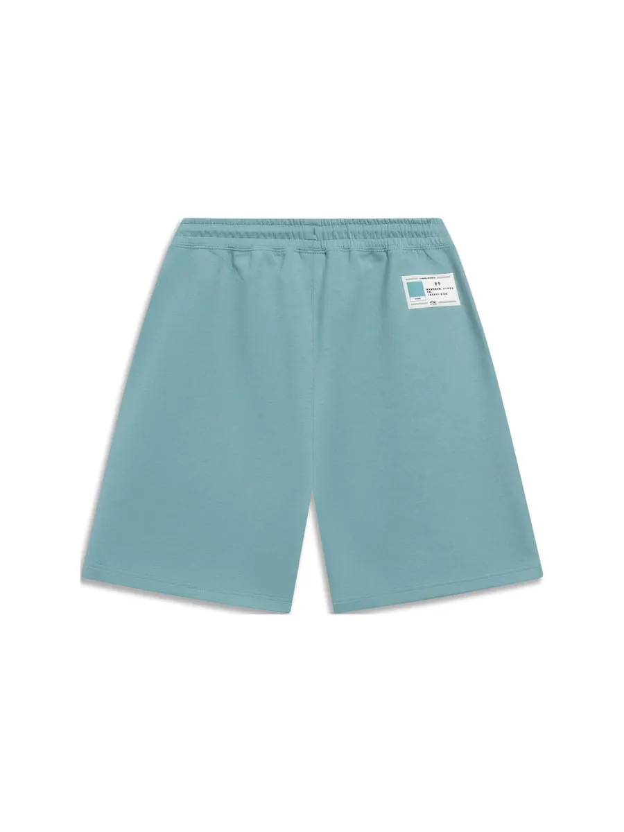 Спортивные шорты Li-Ning Chinese Color Label Logo Shorts 'Teal' — изображение 2 из 2, бирюзовый