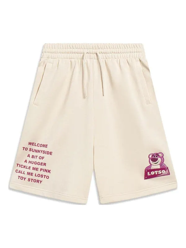 Шорты x disney toy story graphic shorts 'beige' Li-Ning — изображение 1 из 2, бежевый/мульти