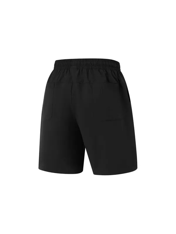 Шорты с логотипом, водонепроницаемые, свободного покроя Li-Ning — изображение 2 из 2, черный