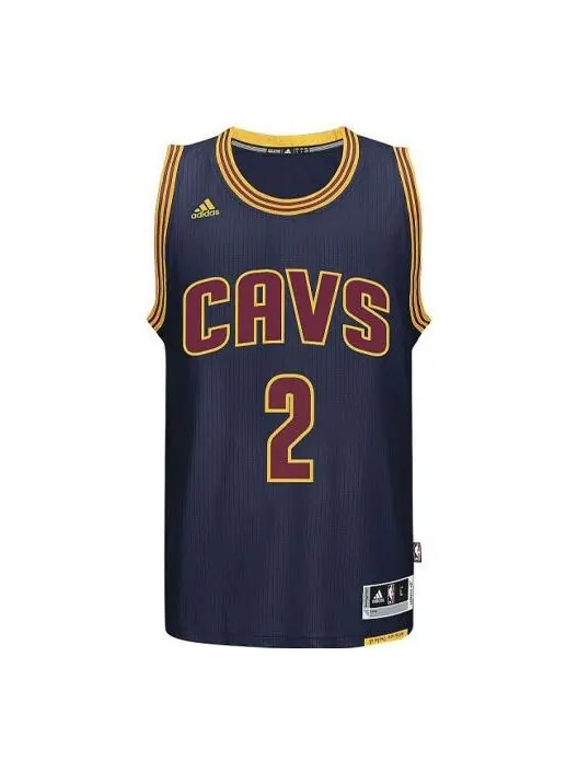 Спортивная футболка kyrie irving swingman dark blue Adidas — изображение 1 из 1, синий/желтый