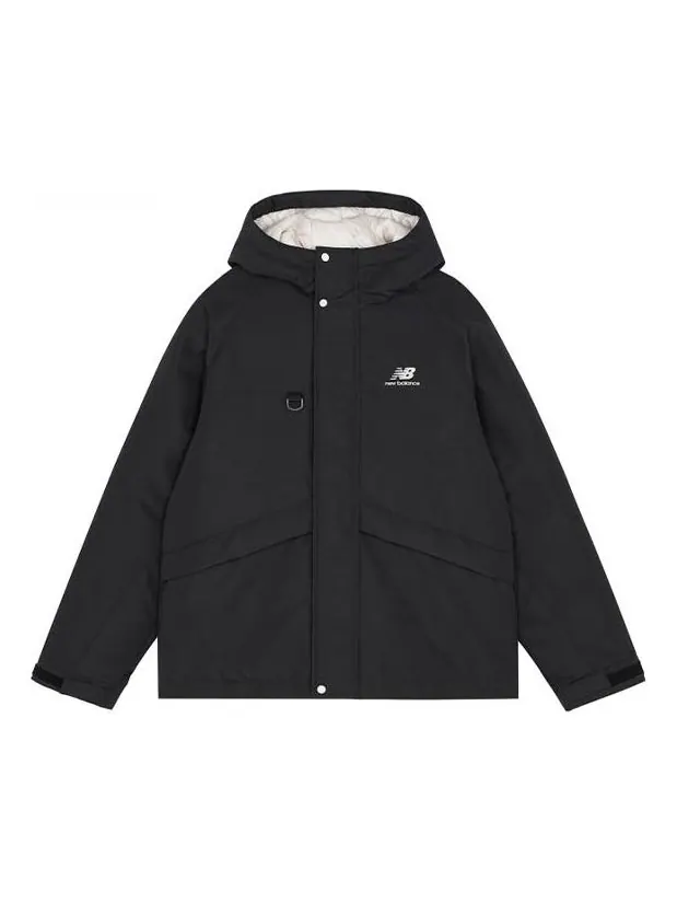 Куртка New Balance NBX Urban Remix Woven Jacket 'Black' — изображение 1 из 2, черный