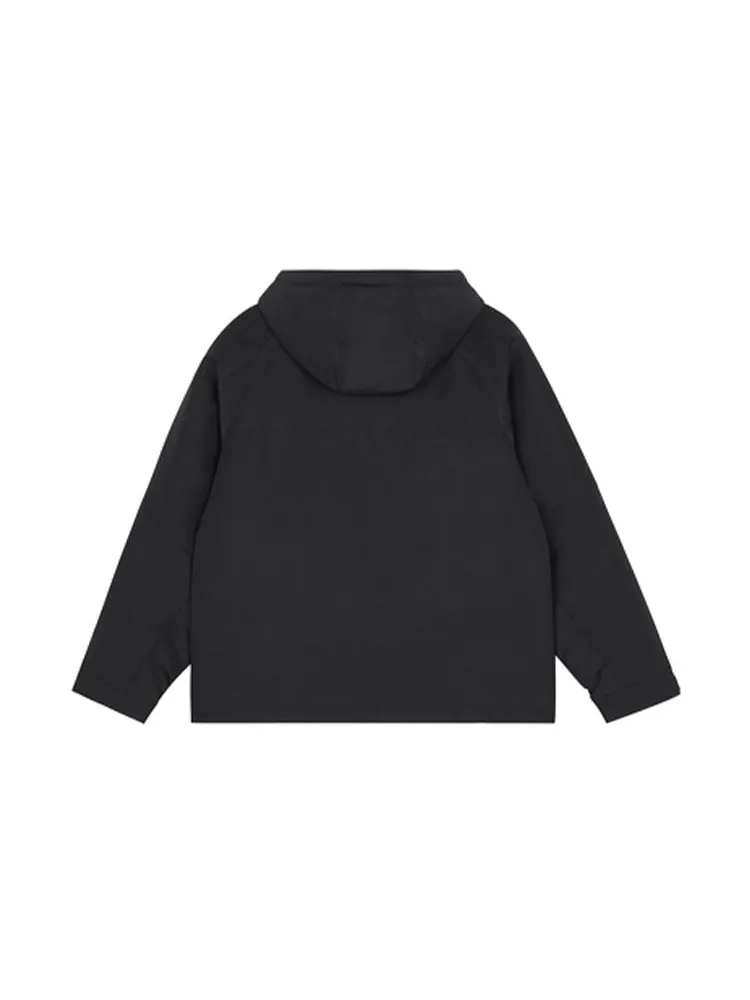 Куртка New Balance NBX Urban Remix Woven Jacket 'Black' — изображение 2 из 2, черный