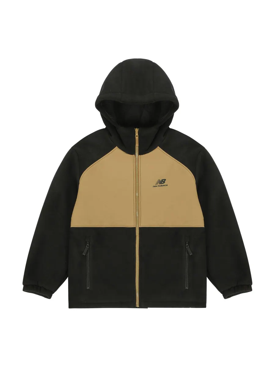 Куртка New Balance hooded Casual Jacket Couple Style Black — изображение 1 из 4, черный