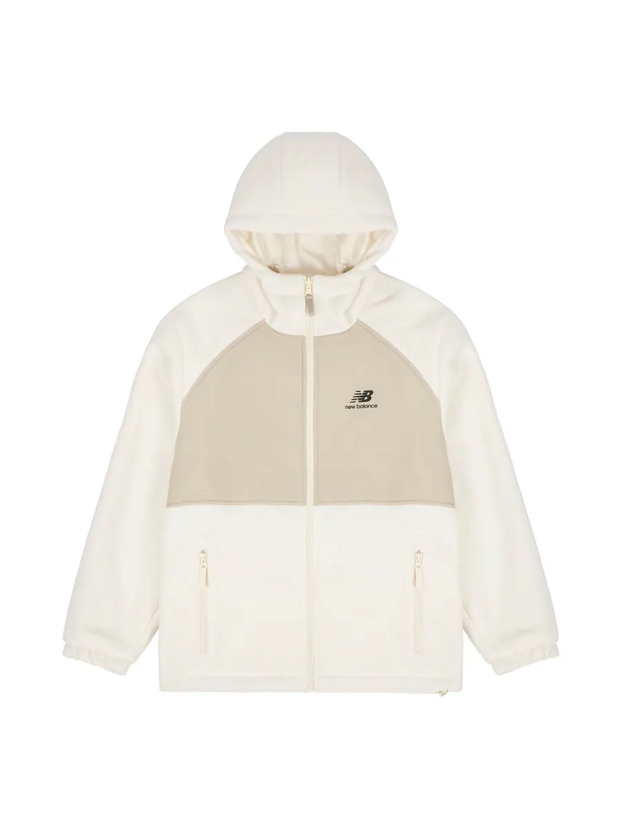 Куртка New Balance hooded Casual Jacket Couple Style White — изображение 1 из 4, белый