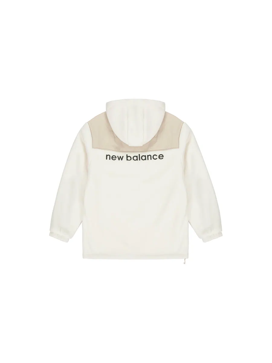 Куртка New Balance hooded Casual Jacket Couple Style White — изображение 2 из 4, белый