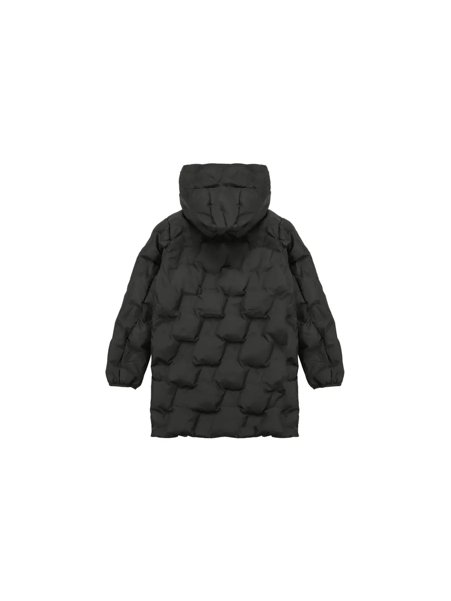 Куртка New Balance Long Down Jacket 'Black' — изображение 2 из 2, черный