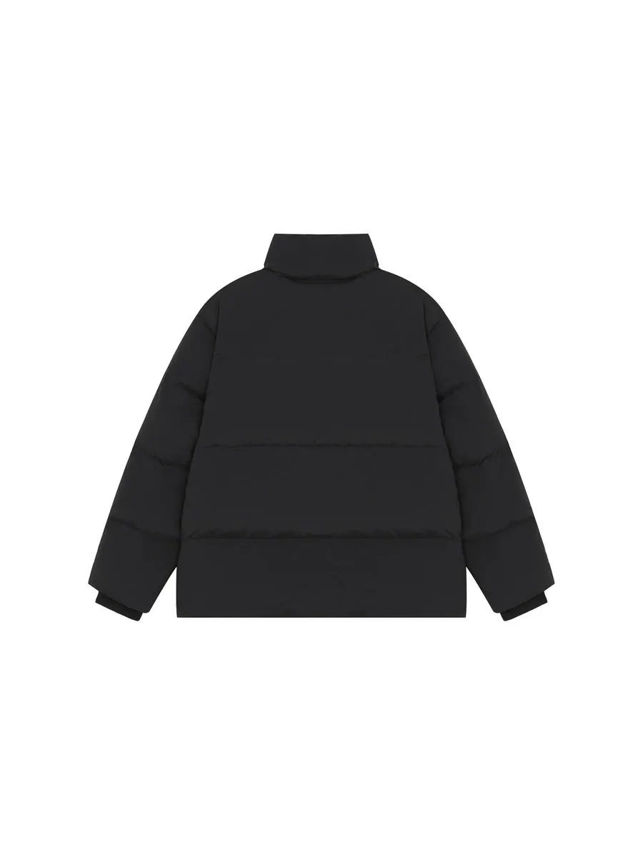 Куртка New Balance Logo Print Warm Jacket 'Black' — изображение 2 из 2, черный