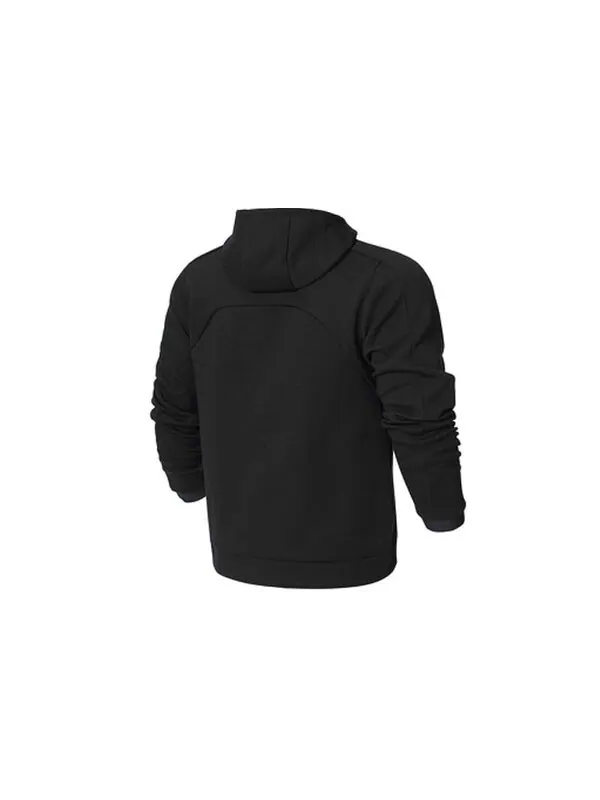Куртка с логотипом спортивная одежда техническая флисовая куртка Windrunner New Balance — изображение 2 из 2, черный