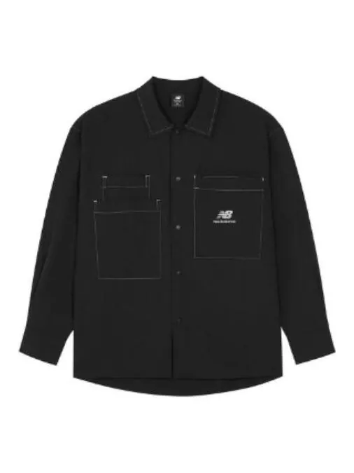Рубашка с логотипом классическая рубашка New Balance