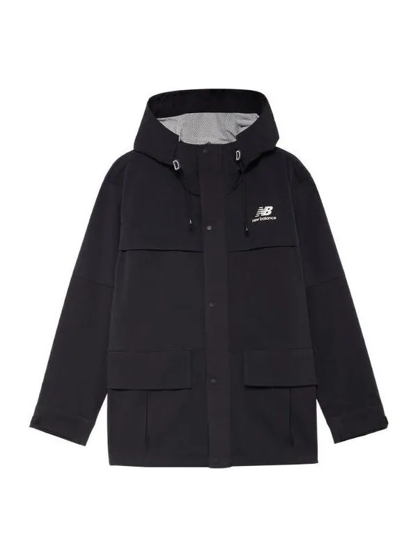 Куртка с капюшоном, пуховики средней длины New Balance