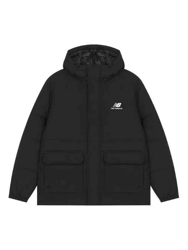 Куртка с логотипом пуховик New Balance