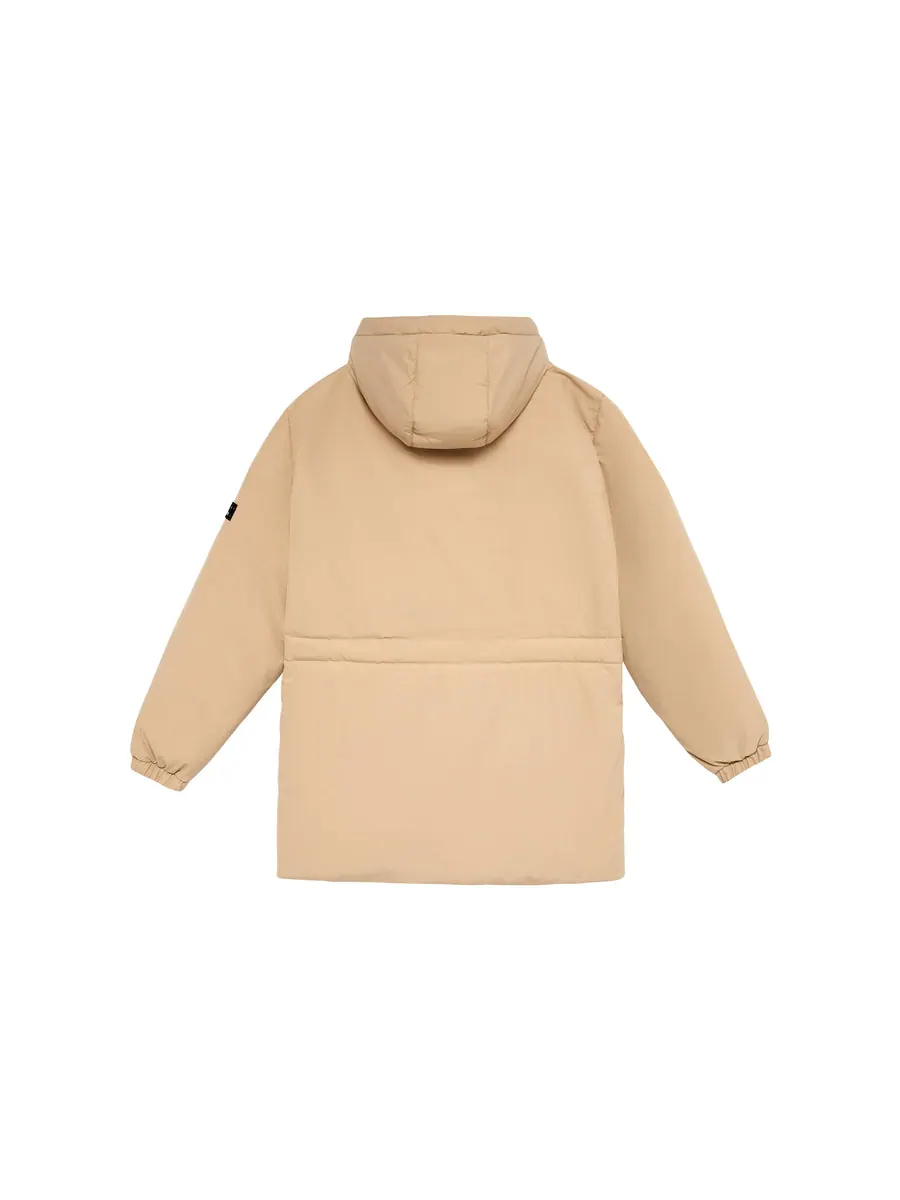 Куртка New Balance Windproof Down Jacket 'Khaki' — изображение 3 из 4, бежевый
