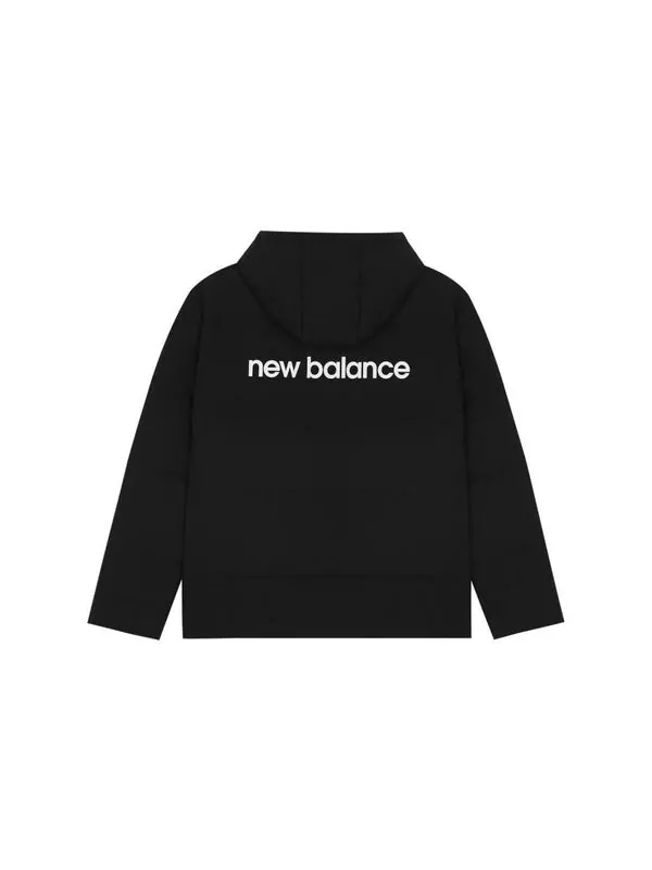 Куртка с логотипом пуховик New Balance — изображение 2 из 2, черный/белый