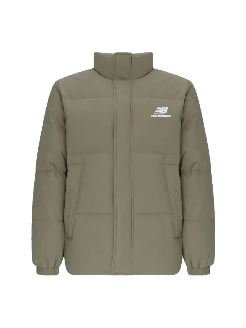 Куртка New Balance Logo Sports Down Jackets 'Green' — изображение 1 из 2, зеленый