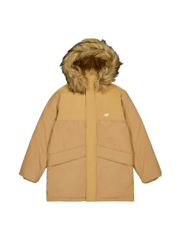 Куртка New Balance Warm Long Parka Jacket 'Tan'