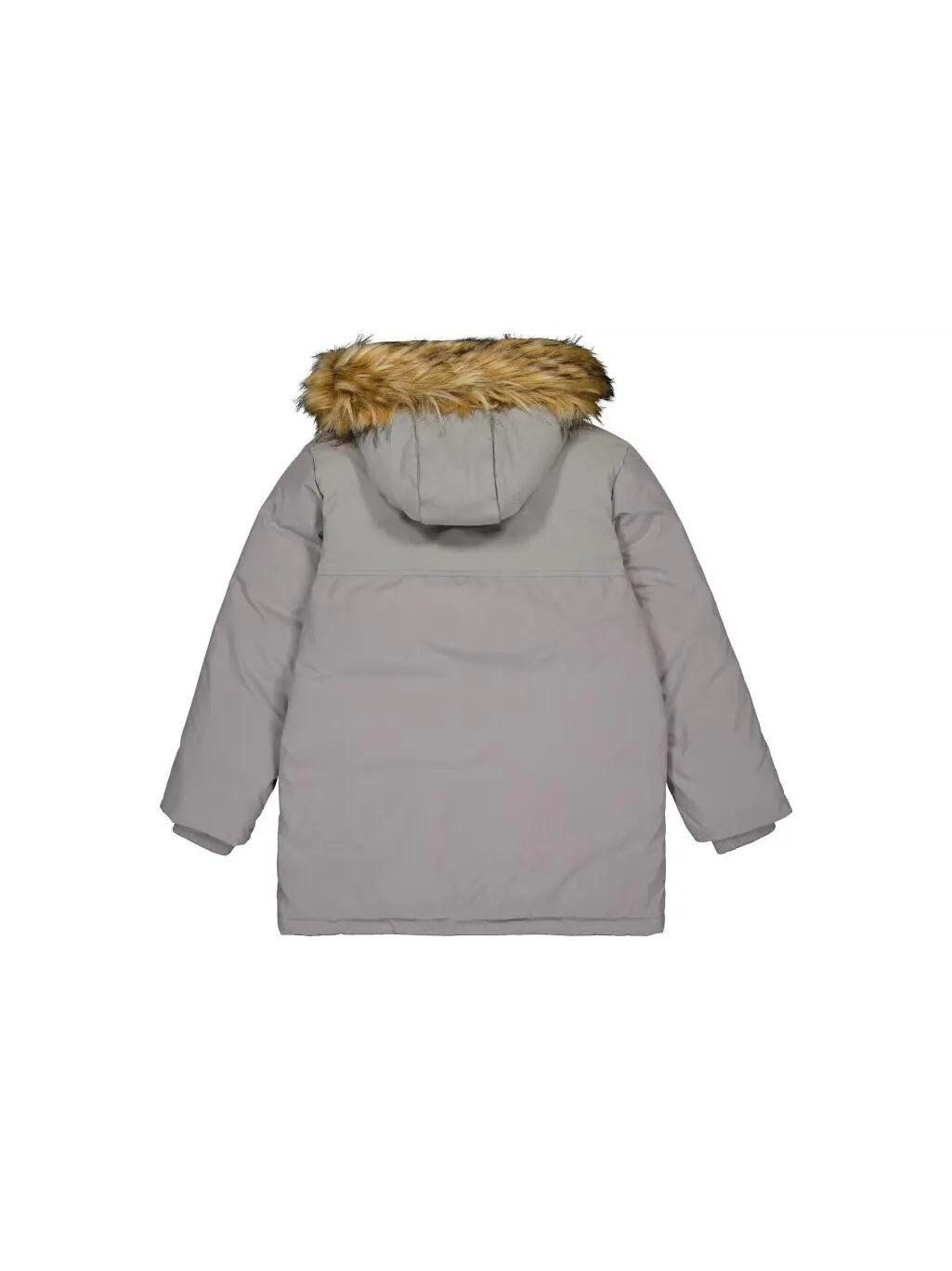 Пальто New Balance Warm Hooded Coat 'Grey' — изображение 3 из 3, серый