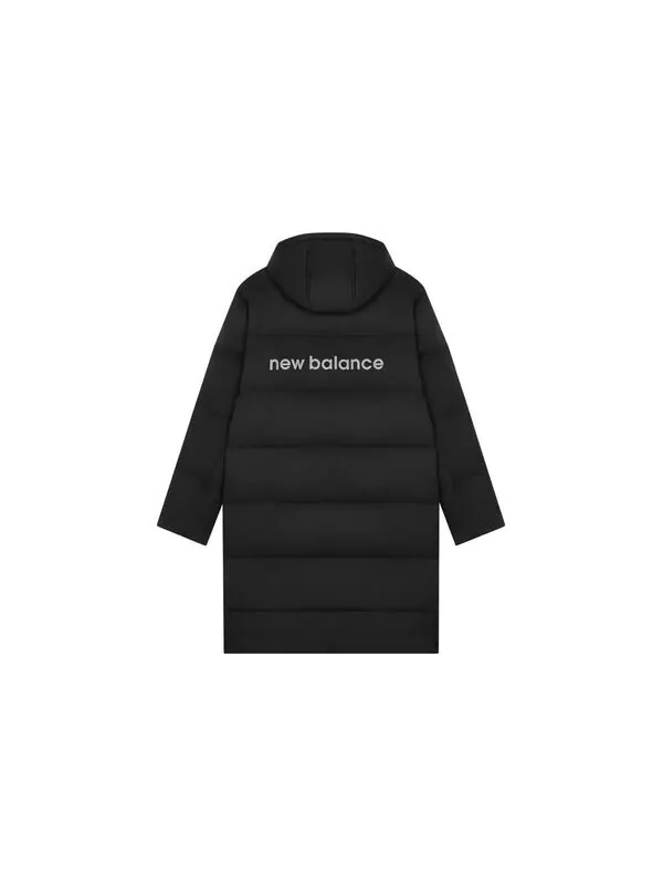 Куртка зимние длинные пуховики New Balance — изображение 3 из 3, черный