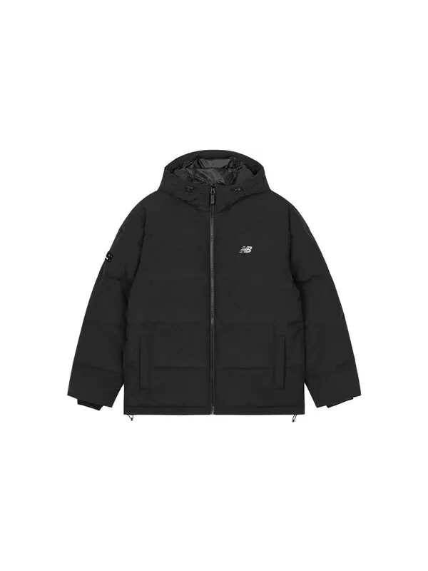 Куртка nb logo зимняя пуховая куртка New Balance — изображение 3 из 3, черный
