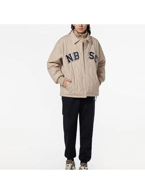 Куртка nbx academy стеганая куртка азиатские размеры New Balance — изображение 3 из 4, хаки