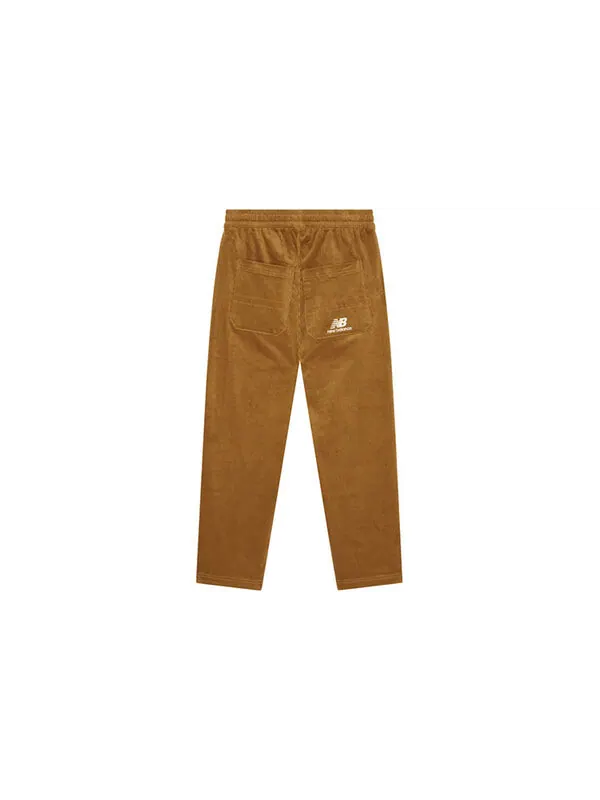 Брюки cny logo cotton pants 'tan' New Balance — 2