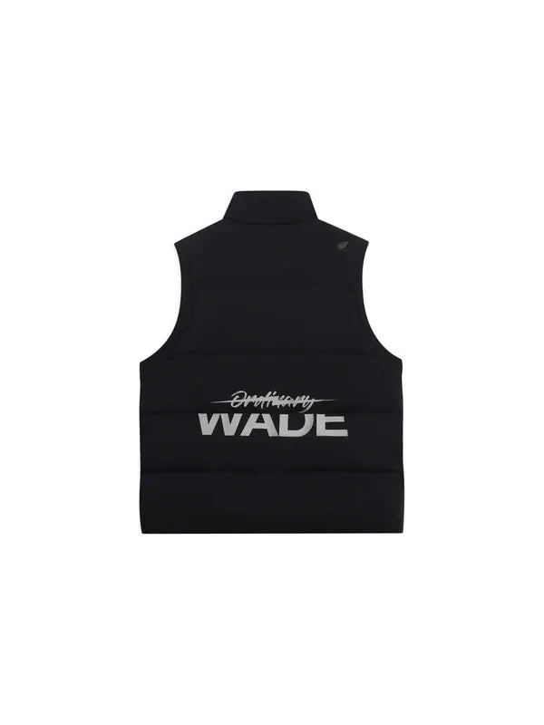Жилеты серии Wade водоотталкивающий пуховый жилет Li-Ning — изображение 2 из 4, черный/белый