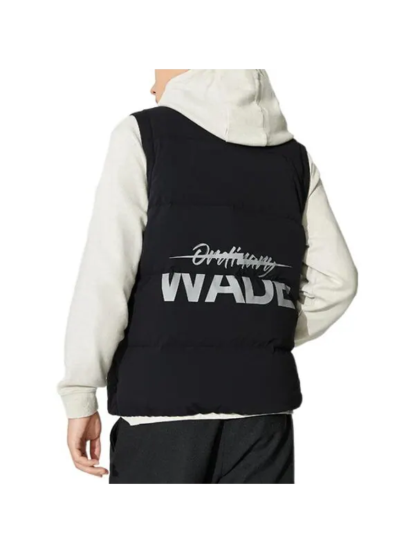 Жилеты серии Wade водоотталкивающий пуховый жилет Li-Ning — изображение 4 из 4, черный/белый