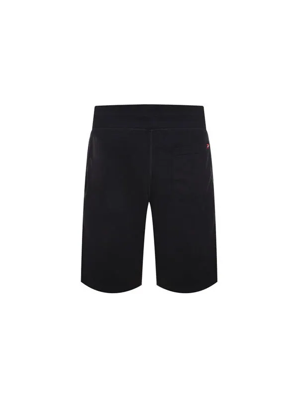 Шорты Essentials Stacked Logo Shorts New Balance — изображение 2 из 4, черный/белый