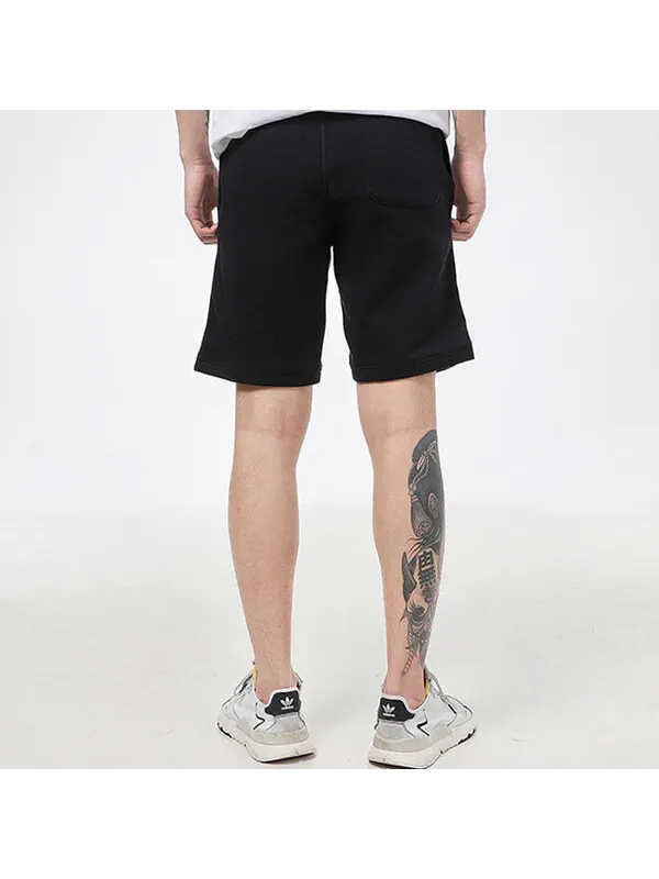 Шорты Essentials Stacked Logo Shorts New Balance — изображение 4 из 4, черный/белый