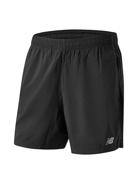 Шорты базовые 5 дюймов короткие New Balance — изображение 1 из 4, черный
