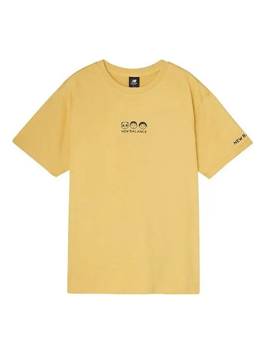 Футболка New Balance x Noritake Unisex Co-branded Round Neck Yellow — изображение 1 из 2, желтый