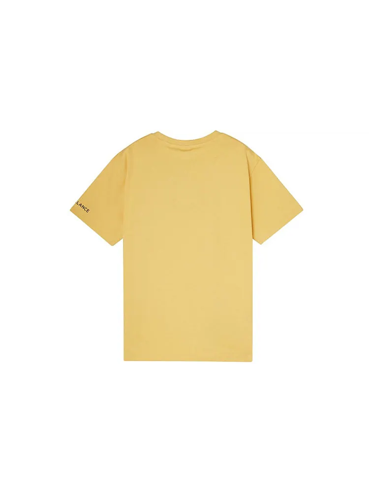 Футболка New Balance x Noritake Unisex Co-branded Round Neck Yellow — изображение 2 из 2, желтый