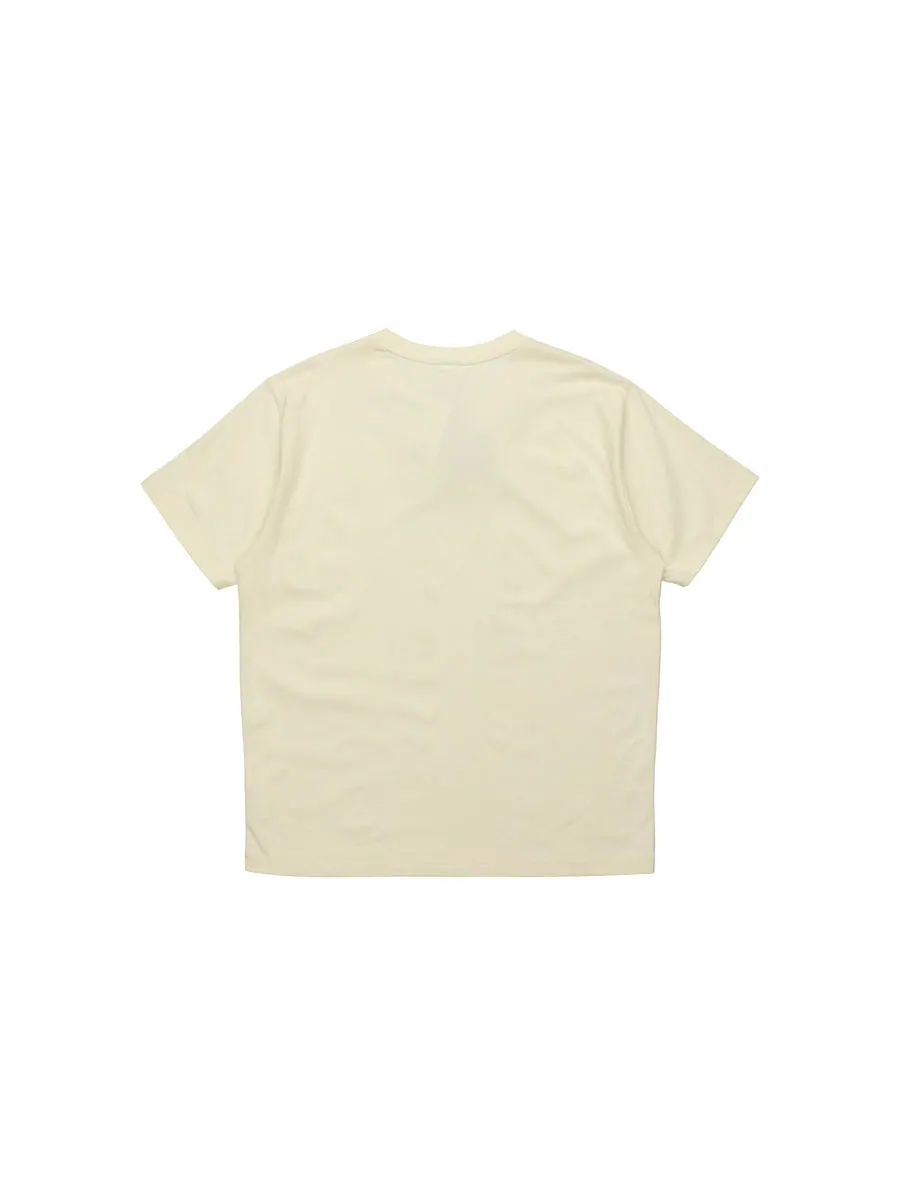 Футболка New Balance x Noritake Unisex Co-branded Fun Pattern Ivory — изображение 2 из 2, белый