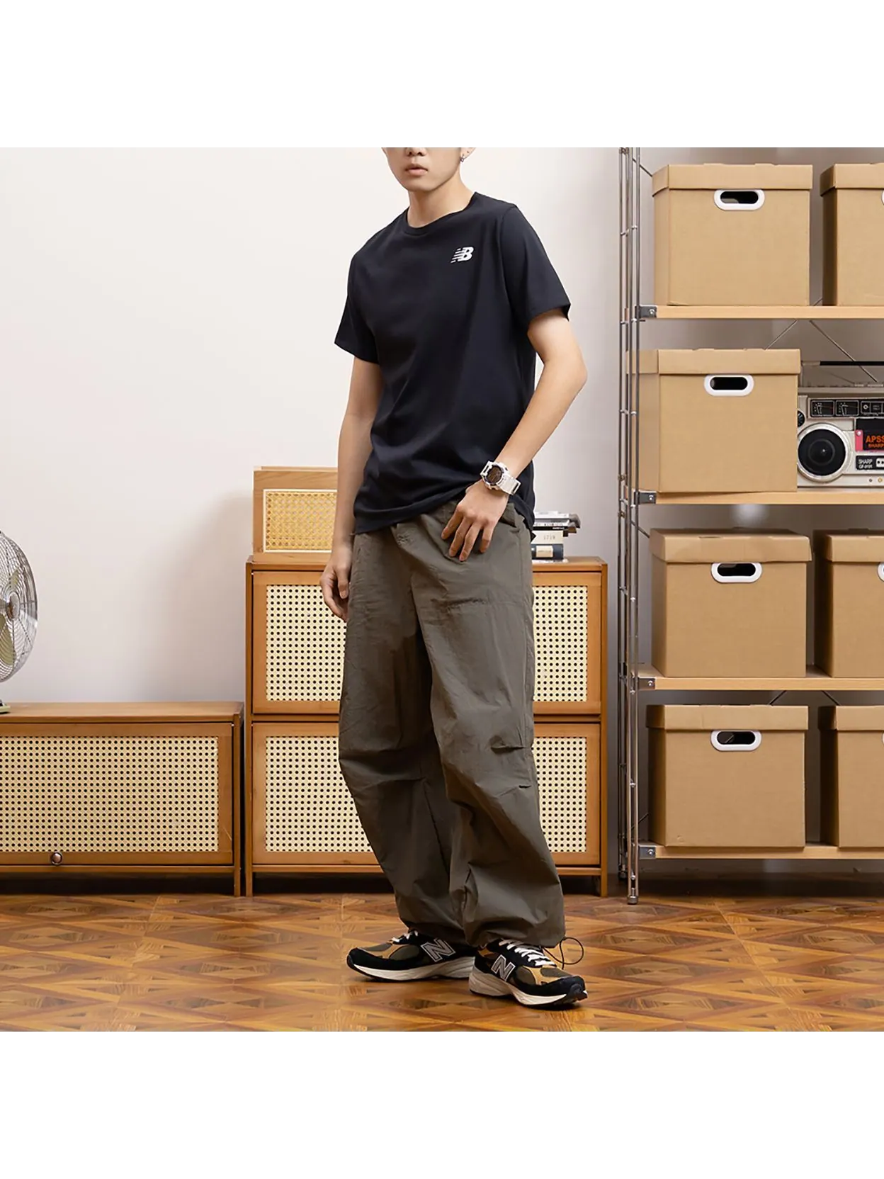 Футболка New Balance Men's — изображение 4 из 8, черный