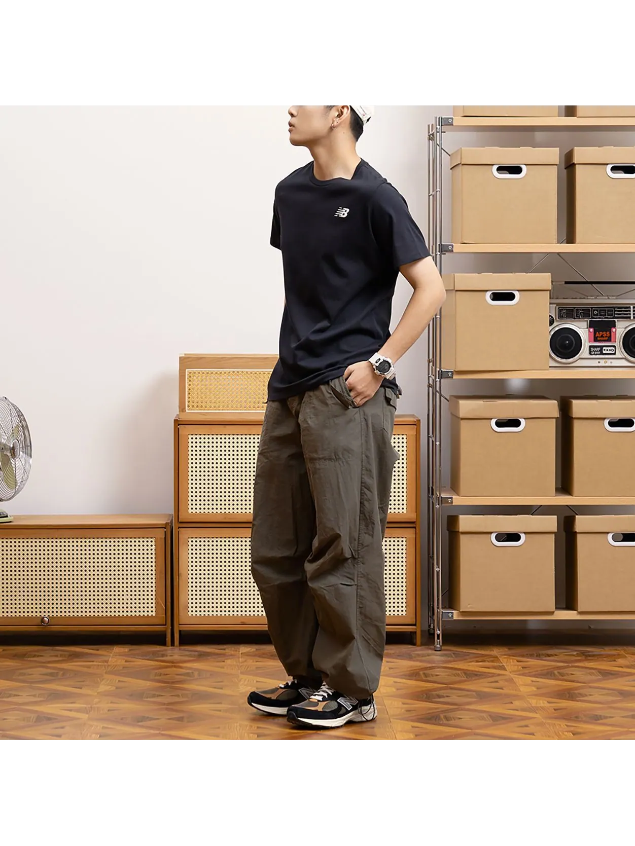 Футболка New Balance Men's — изображение 5 из 8, черный