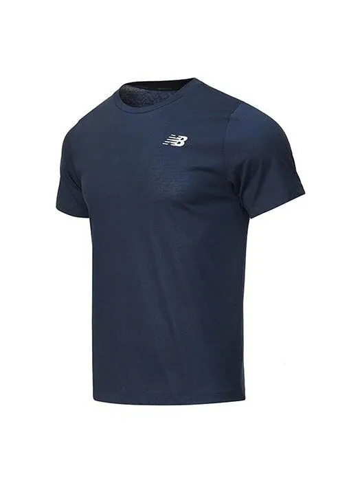Футболка с коротким рукавом Impact Run New Balance — изображение 1 из 2, синий