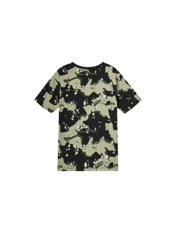 Футболка Essential Camo Tee New Balance — изображение 2 из 2, черный/зеленый/белый