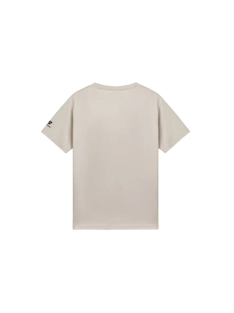 Футболка New Balance Naijel Tee 'Beige' — изображение 2 из 2, бежевый