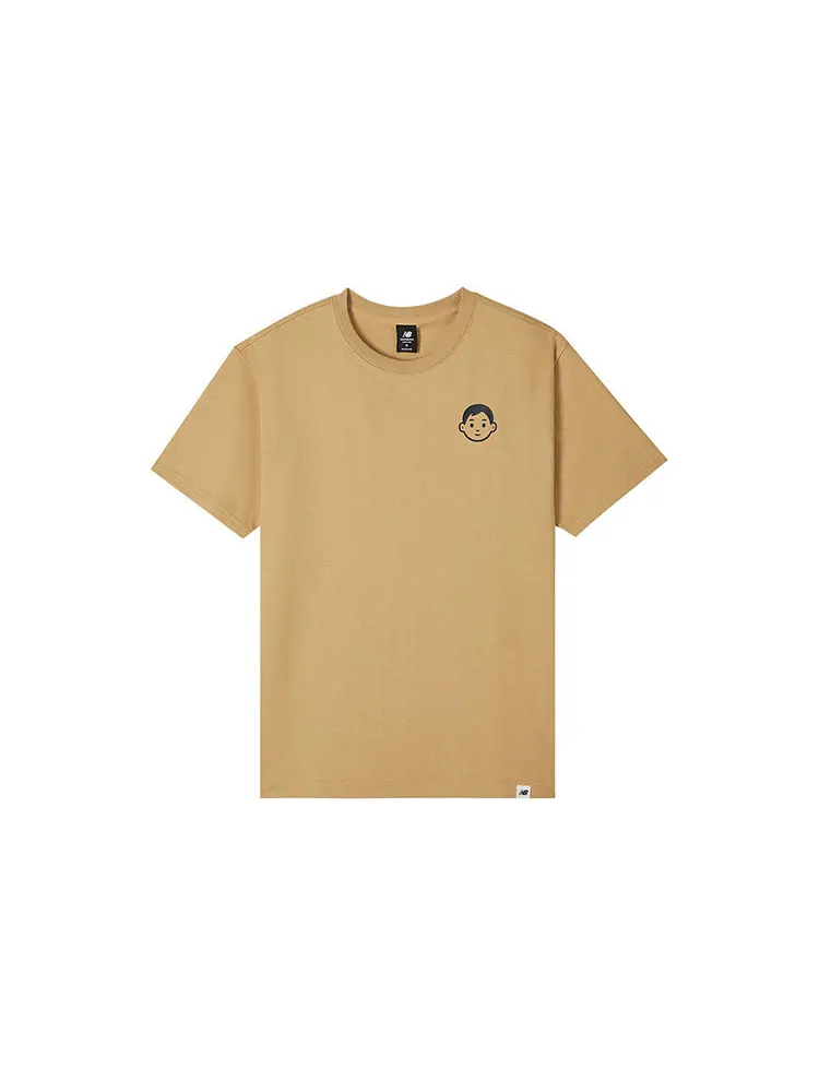 Футболка New Balance x Noritake Unisex Printing Round-neck Yellow — изображение 2 из 3, желтый