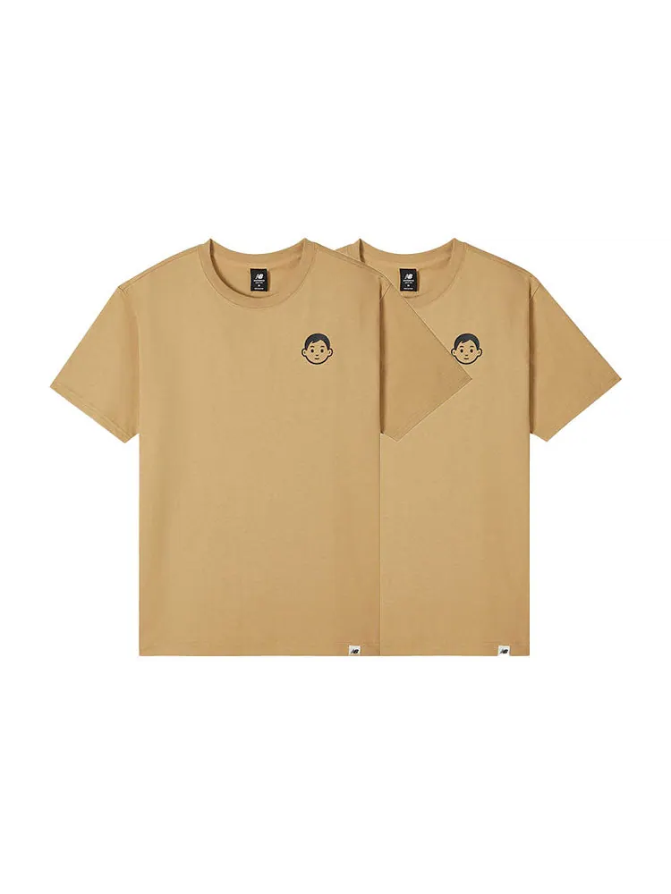 Футболка New Balance x Noritake Unisex Printing Round-neck Yellow — изображение 3 из 3, желтый