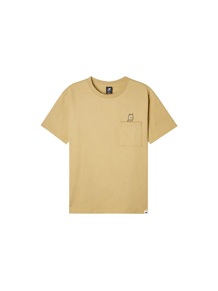 Футболка New Balance x Noritake Crossover Funny Pattern Sports Round Neck Short Sleeve Unisex Yellow — изображение 2 из 2