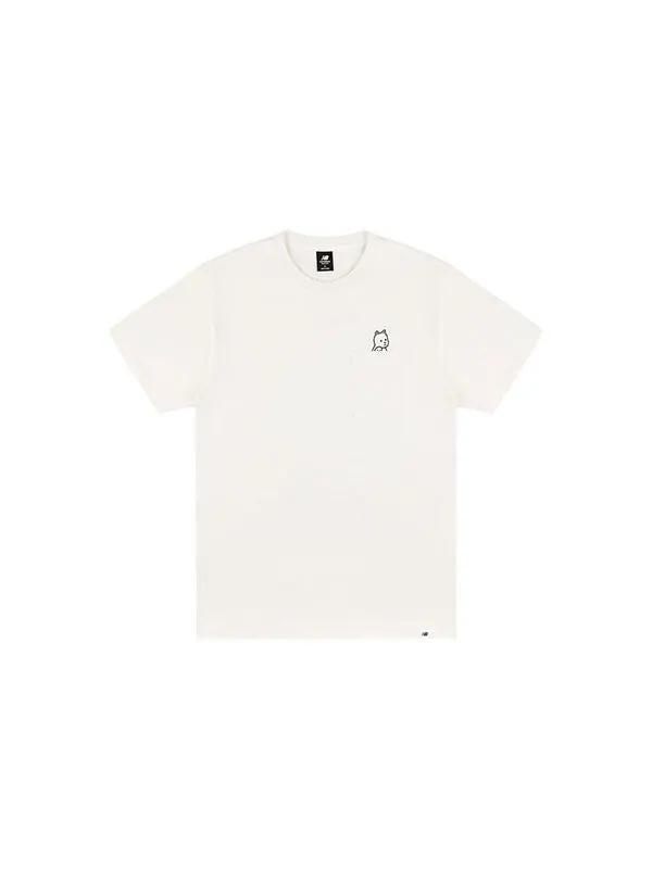 Футболка New Balance x Noritake Crossover Funny Pattern Sports Round Neck Short Sleeve Unisex White — изображение 2 из 4