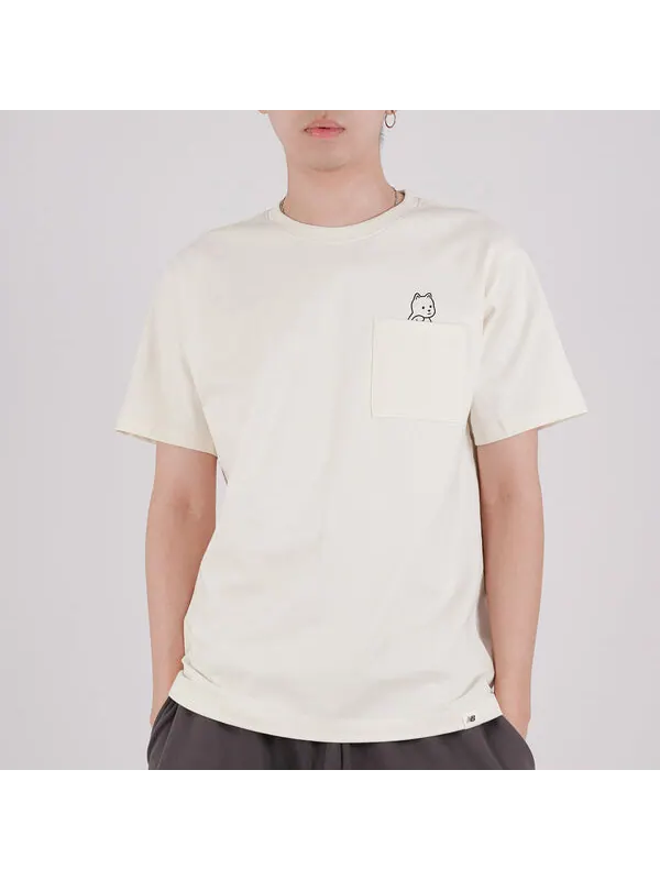 Футболка New Balance x Noritake Crossover Funny Pattern Sports Round Neck Short Sleeve Unisex White — изображение 3 из 4