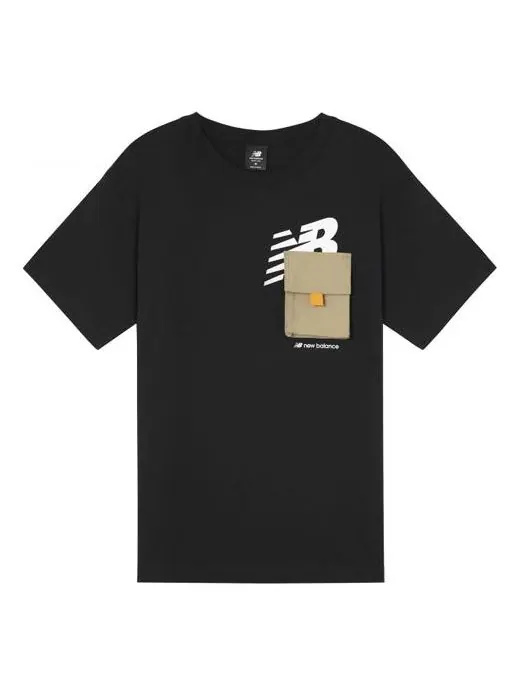 Футболка New Balance Safari Logo T-Shirt 'Black' — изображение 1 из 2, черный