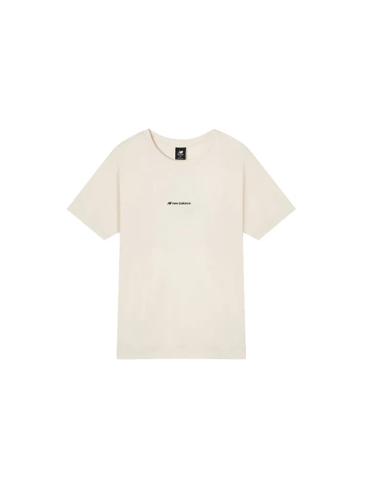 Футболка New Balance Safari Tee 'Cream White' — изображение 2 из 3, белый
