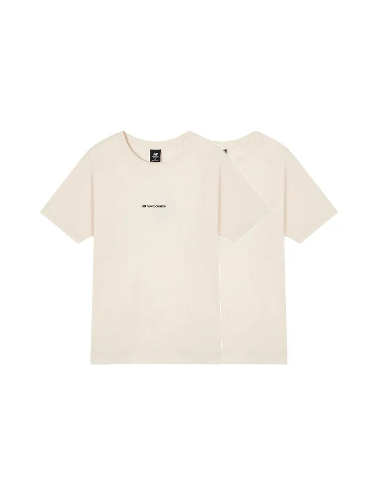 Футболка New Balance Safari Tee 'Cream White' — изображение 3 из 3, белый